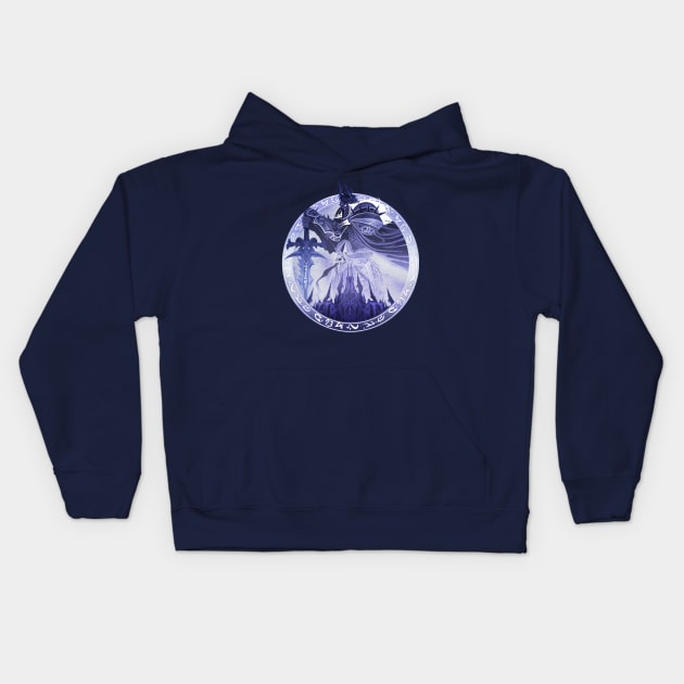 Wrath of the Lich King Kids Hoodie by LirhyaPetitPain